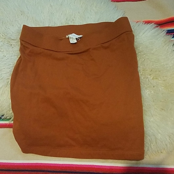 Lioness bundle Topshop crop top rust Mini w/clutch - Picture 5 of 8